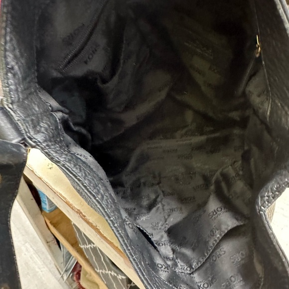 Michael Kors Black Pebbled Leather Shoulder Bag - Picture 9 of 9